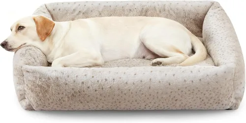Vista 26 de JOEJOY Cama para Perro de Tamaño Mediano, Cama para Mascotas Ortopédica Lavable de Forro Polar de Pana Suave Premium con Funda de Cremallera