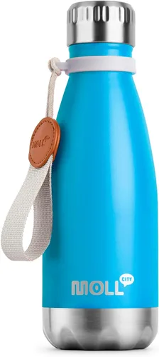 Vista 52 de Botella de Agua de 9 oz para Niños - Botella de Agua Pequeña de Acero Inoxidable para la Escuela con Aislamiento al Vacío de Metal a Prueba de Fugas