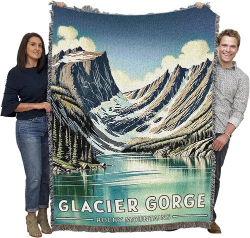 Vista 49 de Pure Country Weavers Manta del Parque Nacional Acadia, manta de tapiz de algodón para regalo, fabricada en los Estados Unidos, 72 x 54 pulgadas