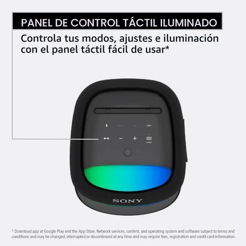 Vista 5 de Sony SRS-XV500 Altavoz inalámbrico portátil Bluetooth para fiesta