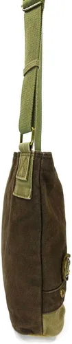 Vista 5 de Chala Patch Cross-Body - Bolso bandolera de lona de mezclilla azul