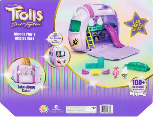 Vista 7 de DREAMWORKS TROLLS Band Together Mineez 10 piezas Rhonda Play & Display Case Exclusivo de Amazon