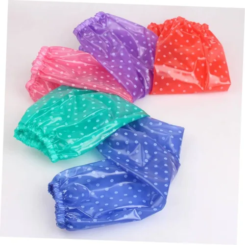 Vista 7 de DOITOOL 6 pares de fundas de brazo desechables para la limpieza de la cocina, protector de manga para mujer, funda de manga de brazo para cocina