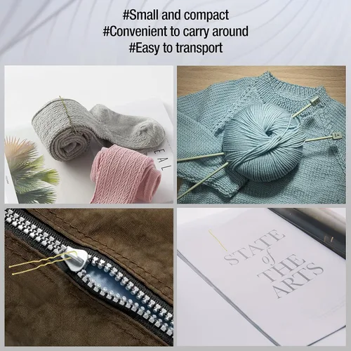 Vista 6 de Hoyols Pinzas en forma de U, pinzas de metal curvadas y onduladas para moño, horquilla para mujeres y niñas, peinados, cabello grueso y fino, 100