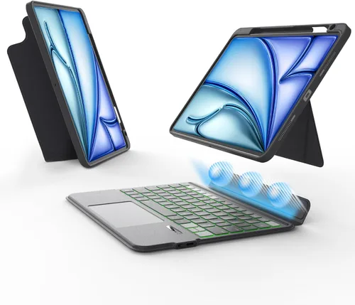 Vista 11 de Funda con teclado EIP Magnetix para iPad 10.2 7ª/8ª/9ª generación y iPad Air 10.5