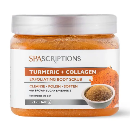Vista 13 de SpaScriptions African Black Soap Sugar Scrub - Exfoliante corporal desintoxicante con manteca de karité y carbón, ideal para pieles grasas