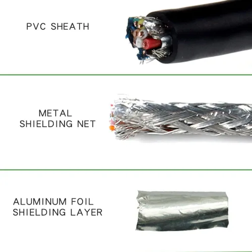Vista 5 de Cable de extensión de alambre desnudo hembra RS232 de 10 pies 26AWG DB9 a 9