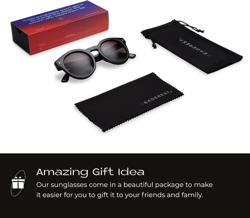 Vista 4 de Readerest Lentes de sol polarizados, protección de luz UV, lentes de sol para mujeres y hombres