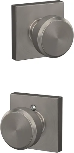 Vista 38 de SCHLAGE Pomo de bloqueo sin giro, latón antiguo (F170 ORB 609) (paquete de 2)