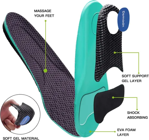 Vista 5 de Zapatos sin cordones para hombre, zapatos de lona para fascitis plantar con soporte para el arco, zapatos ortopédicos cómodos de invierno para mayor