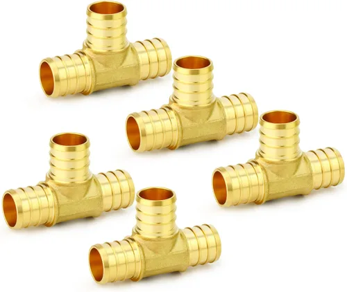 Vista 10 de GASHER 10 piezas sin plomo latón 1 "acoplamiento Pex, accesorios Pex de 1 pulgada para tubería Pex