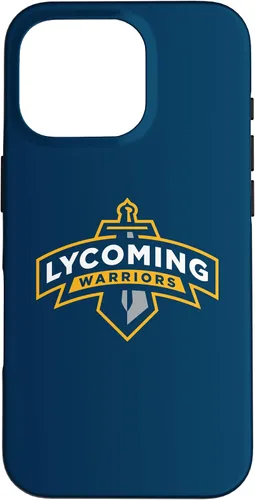 Vista 20 de Lycoming Warriors Sword & Shield Logo Lycoming College Case for iPhone 16