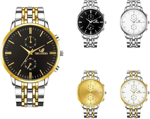 Vista 3 de COOKI - Reloj de pulsera para hombre de lujo para hombres menores de 10 años
