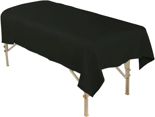 Vista 3 de ForPro Professional Collection Sábana encimera de microfibra de alta calidad para mesas de masaje, ultraligera, resistente a las manchas y a