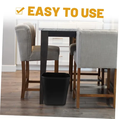 Vista 7 de Ahorro de espacio 15l papelera inteligente oficina papelera para escritorio baño cocina dormitorio negro