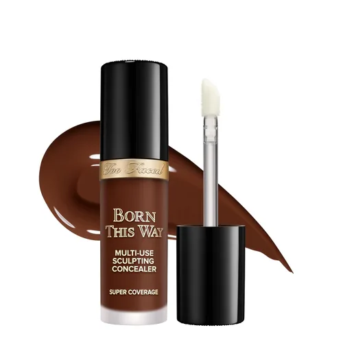 Vista 45 de Too Faced Born This Way Super Coverage Multi-Use Concealer Full-Coverage Hydrating Concealer for Dark Circles & Blemishes with Natural Finish