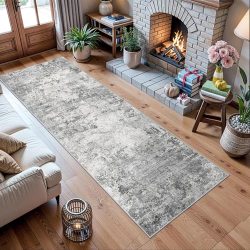 Vista 46 de YOUFORTONG Alfombra Lavable de 2 x 3 Pulgadas para Entrada: Alfombra Antideslizante Vintage para Interiores con Respaldo de Goma para Sala de Estar
