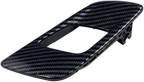 Vista 6 de 1 par de manijas interiores de puerta de fibra de carbono compatibles con Ford Ranger Everest 2015-2022