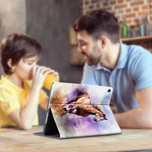 Vista 71 de Funda para tablet Kindle Fire 7 2019/2017 lanzamiento 9ª/7ª generación 7 pulgadas, ligera, protectora de piel sintética, cubierta inteligente