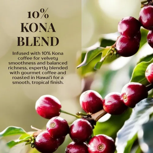 Vista 5 de ROYAL KONA COFFEE - Café molido tostado medio, sabor a chocolate y macadamia, 8 onzas