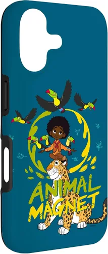 Vista 3 de Disney Encanto Antonio Animal Magnet - Carcasa para iPhone 17, color verde azulado oscuro