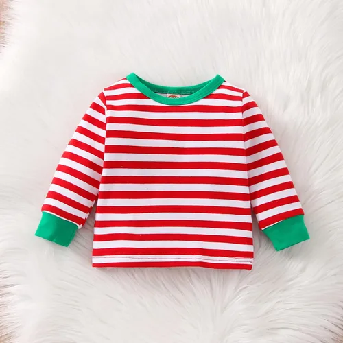 Vista 8 de VINUOKER Ropa de Navidad para bebé, conjuntos de ropa de Navidad para Año Nuevo, 3 piezas, conjuntos de ropa infantil