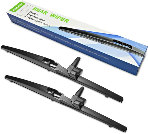 Vista 19 de Limpiaparabrisas trasero, ASLAM limpiaparabrisas trasero tipo E 10A para Toyota Rav4 2013-2017, Jeep Compass 2016-2017 Ajuste exacto (2 unidades)
