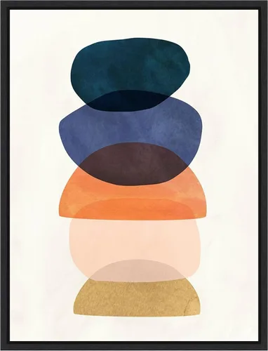 Vista 7 de Amanti Art Lienzo enmarcado para pared, 24 x 18 pulgadas, Mod Pods I de Victoria Borges, lienzo enmarcado para pared, obras de arte abstractas