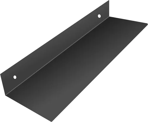 Vista 13 de SIMOND STORE Estantes flotantes de metal blanco, estantes pequeños de 12 x 8 pulgadas para juegos montados en la pared, consolas, PlayStation, TV