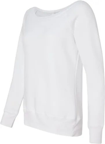 Vista 3 de Bella Canvas Sudadera de forro polar de esponja con cuello ancho (7501)