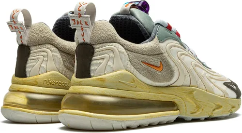 Vista 3 de Nike Air Max 270 React CT2864 200 Travis Scott - Senderos de cactus - Talla 14, Crema claraestrella de marniebla oscura, 14