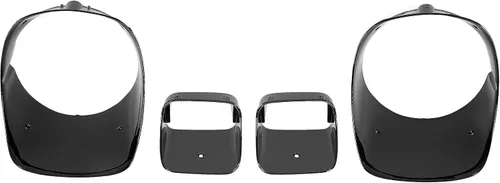 Vista 3 de HECASA Bisel para faros delanteros+bisel de luz de parque compatible con Chevy Chevrolet Camaro Z28 1978-1981 Luces de posición laterales