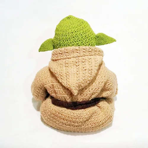 Vista 2 de Vestido de Halloween, maestro de Baby Yodas, accesorios de fotografía infantil de Baby Yodas, disfraz de fotografía de bebé de 100 días, ropa