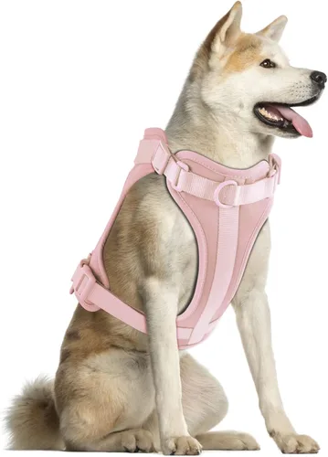 Vista 39 de Wisedog Arnés Ligero Sin Tirones para Perro: Arnés de Chaleco de Malla Transpirable Ajustable para Mascotas con Cojín Suave y Cómodo, para Perros