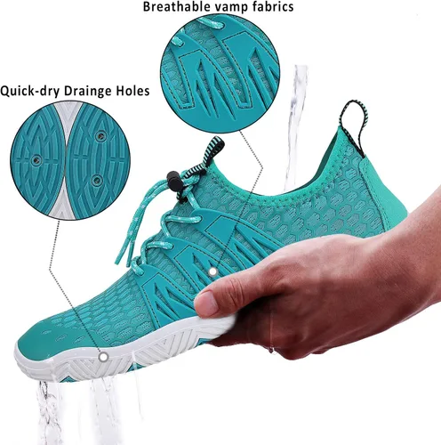 Vista 3 de Wyhan - Zapatos de agua para hombre y mujer, secado rápido, calcetines acuáticos, zapatos de buceo para playa, natación, surf, piscina, yoga