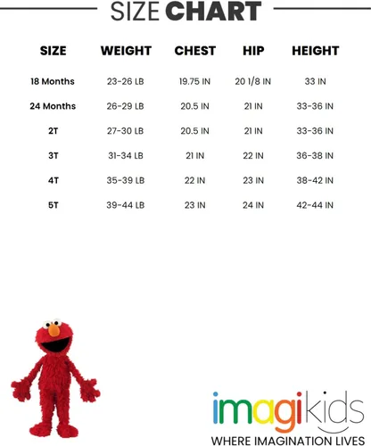 Vista 6 de Sesame Street Elmo - Sudadera con capucha de forro polar con cremallera para bebés y niños
