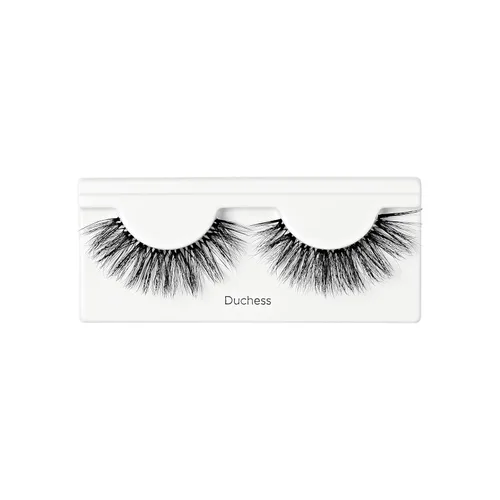 Vista 9 de KISS - Pestañas postizas de la colección Lash Couture The Muses, “Duquesa”, 16mm, negras, onduladas, hechas a mano, seda sintética refinada, banda