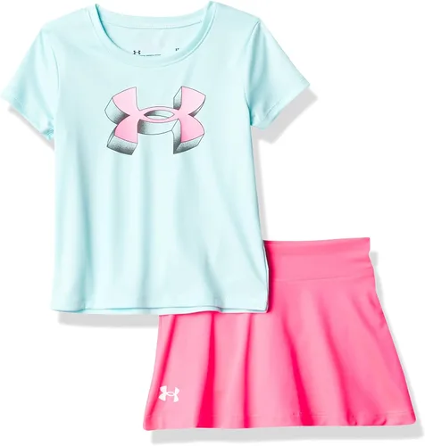 Vista 113 de Under Armour baby-girls Ua Terrazzo Leopard Heart SetShort Set