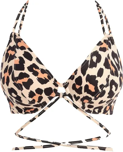 Vista 6 de Freya Parte superior de bikini halter Animal Instinct, 34DD, natural, Natural