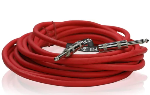 Vista 7 de Fat Toad Cables de altavoz de 25 pies de 1/4 pulgadas (serie Rojo-Flexpro), paquete de 2 cables de audio para DJ con conectores macho Jack, cable