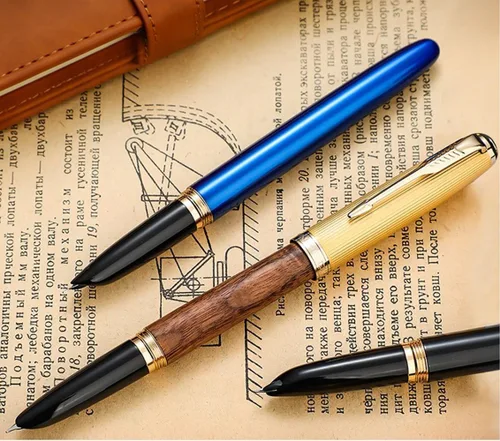 Vista 6 de Jinhao 85 Pluma Estilográfica Punta Extra Fina 0.015 in (Negro)