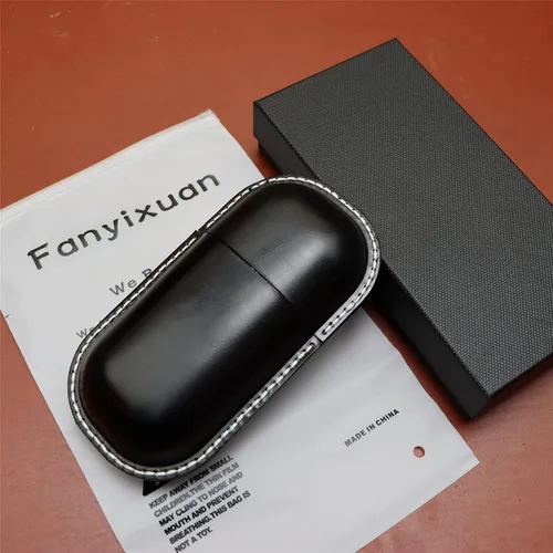 Vista 24 de Funda de cuero para gafas de sol vintage para hombres y mujeres miope, gafas de sol, viaje, caja de almacenamiento antiaplastamiento