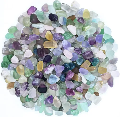 Vista 25 de Keedolla Piedras de Mar de Cristal de Acuario, Grava de Tanque de Peces de 6-9mm, Roca de Mármol para Acuario, Tanque de Peces y Tortugas, Relleno