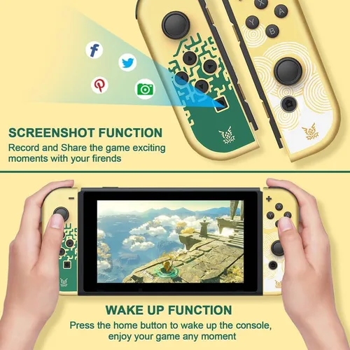 Vista 6 de SWTOTK Go2fun Joypads Controller Compatible with Nintendo Switch,Replacement LR Joypad Controllers with Dual Vibration,Support Wake-upMotion