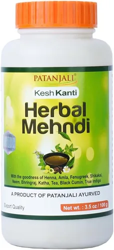 Vista 2 de Patanjali Kesh Kanti Herbal Mehndi 3.53 oz (paquete de 3)