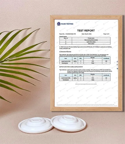 Vista 4 de 8 válvulas de pico de pato y 2 membranas para piezas de extractor de leche Spectra Accesorios de bomba de silicona sin BPA compatibles