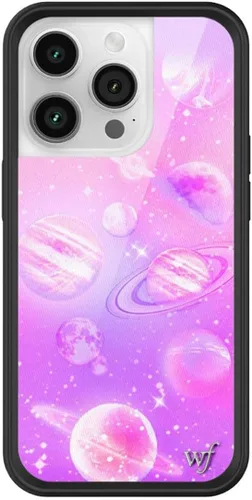 Vista 8 de Wildflower Carcasas – Compatible con iPhone 14 Pro Protector negro parachoques, certificado de prueba de caída de 6.5 pies, propiedad de mujeres
