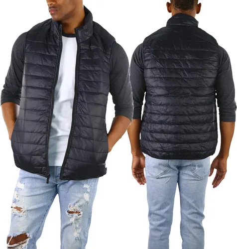 Vista 2 de ToBeInStyle Chaleco ligero con cremallera aislante para hombre