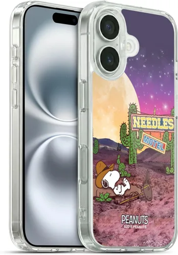 Vista 174 de Head Case Designs Funda de gel con licencia oficial de Peanuts Nebula Cactus Needles Snoopy Space Cowboy [protección de grado militar] compatible