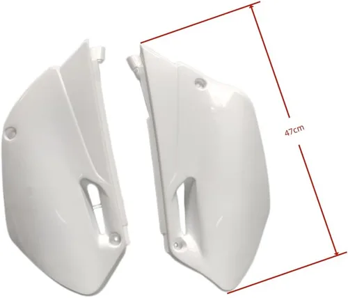 Vista 4 de YZ85 Kit de guardabarros de cuerpo de plástico blanco para YZ85 2002-2014 Pit Dirt Bikes incluyendo tornillo de montaje